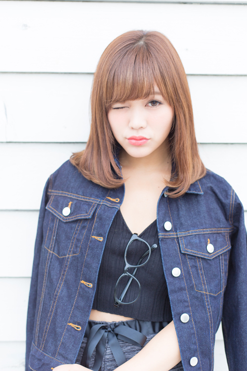 スタイリングが簡単 毛先内巻きモテ愛されミディ