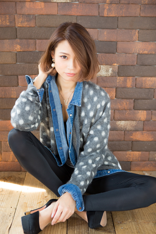 大人耳掛け スタイリングが簡単な小顔ショート