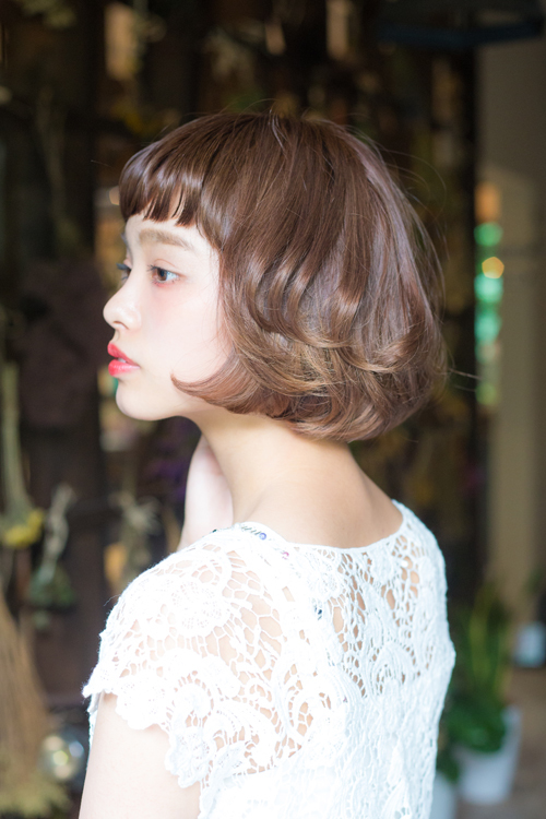 20代30代　360°美シルエット愛されマッシュショートボブ