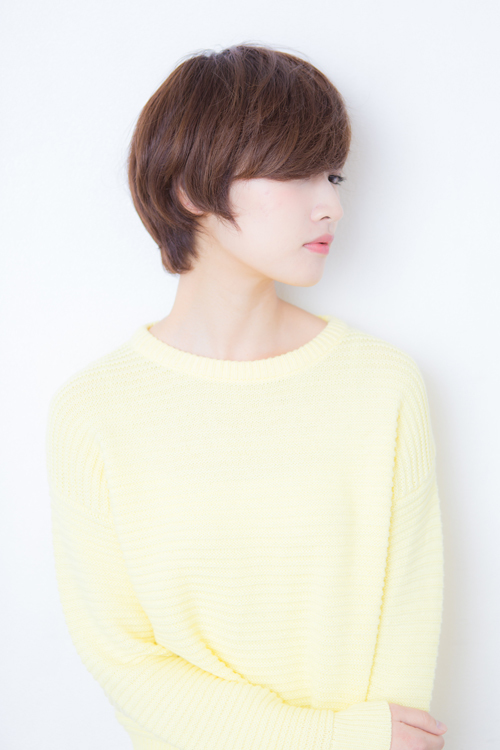 スタイリングが簡単！大人かわいい小顔ナチュラル丸みショート