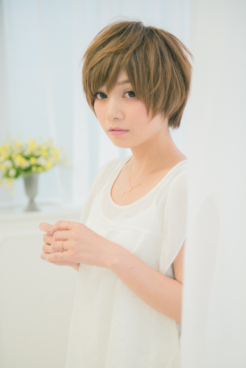 20代30代　大人かわいい小顔ナチュラル丸みショート